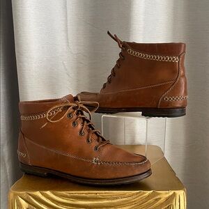 Cole Haan Brown Leather Ankle Boots